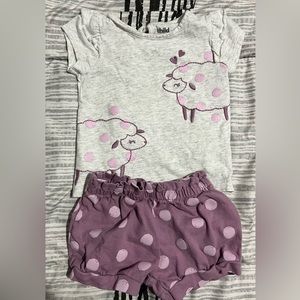 Baby Girl Outfit - Sheep